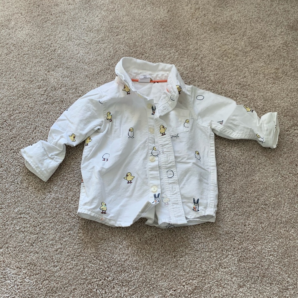 GAP Easter Button Down